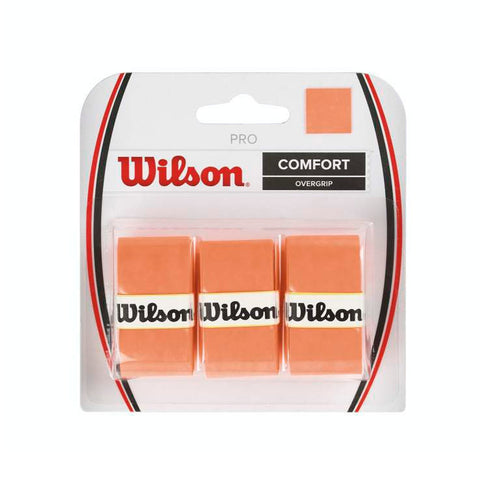 Wilson Pro Comfort Overgrip (3pk) Fluro Orange