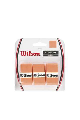 Wilson Pro Comfort Overgrip 3pk Burn Orange