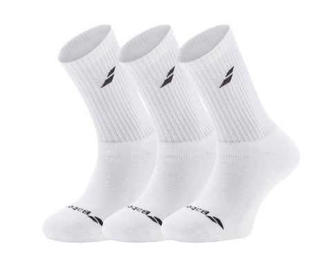 Babolat 3 Pack Socks White