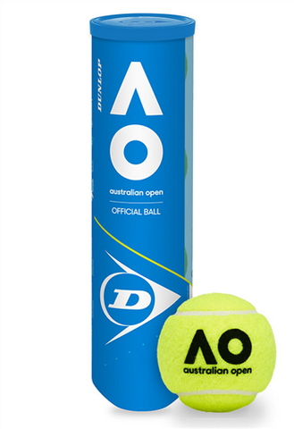 Dunlop Australian Open Tennis Ball (4 Ball Can)