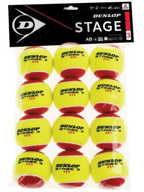 Dunlop Stage 3 (Red) Tennis Ball